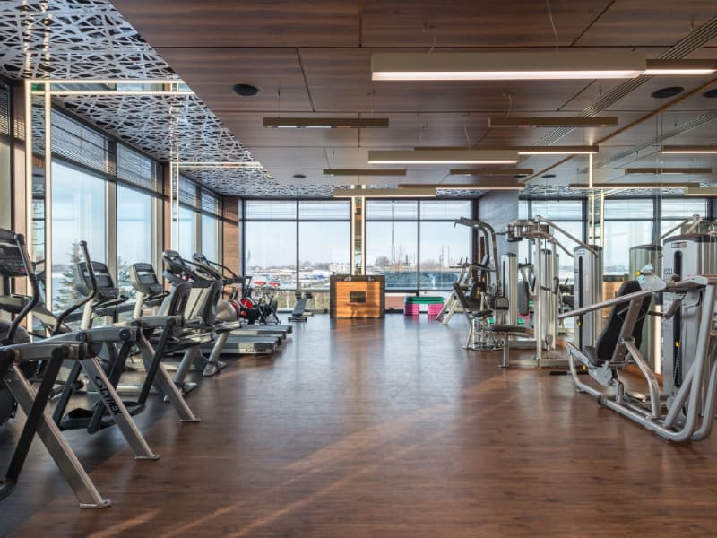Fitness studio amenity at The Griffon